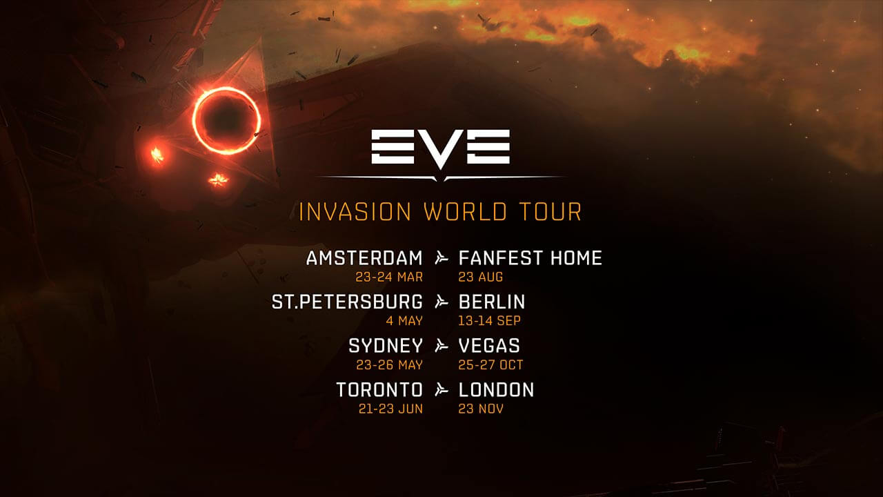 Даты проведения турниров «EVE Invasion Tournament Series 2019» Даты проведения турниров «EVE Invasion Tournament Series 2019»