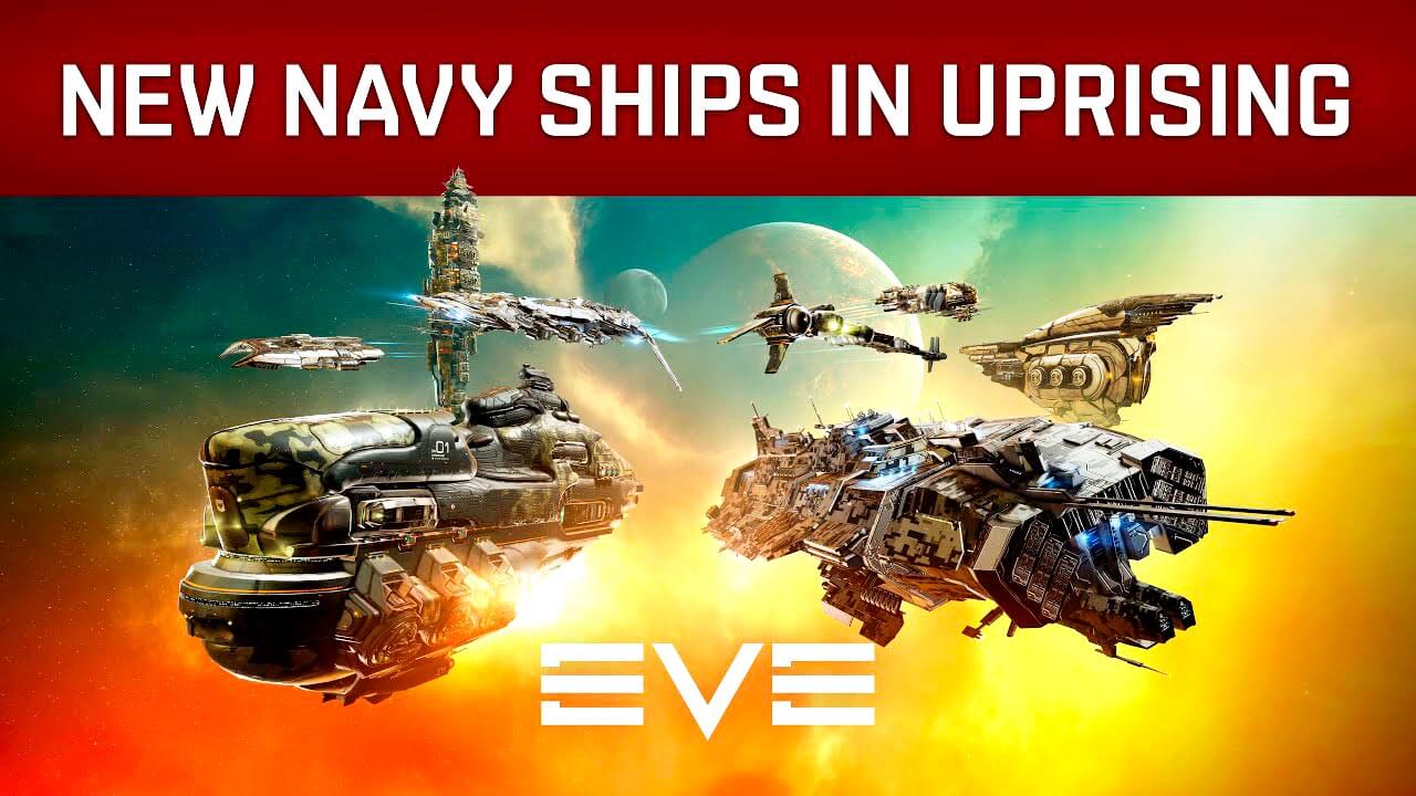 Обложка видео «EVE Online: Uprising - New Navy Ships»