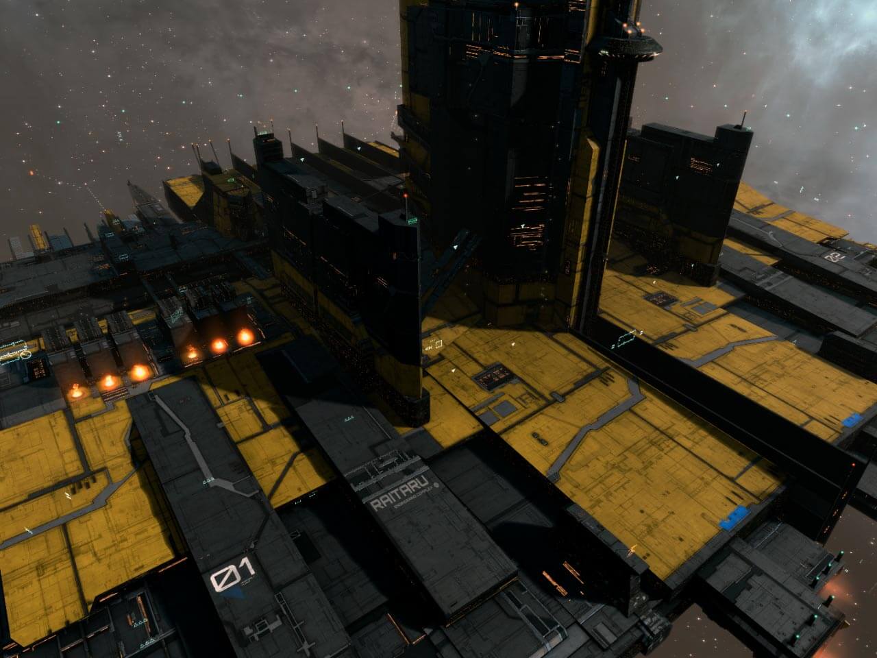 Служебные модули и риги на Инженерных Комплексах в EVE Online